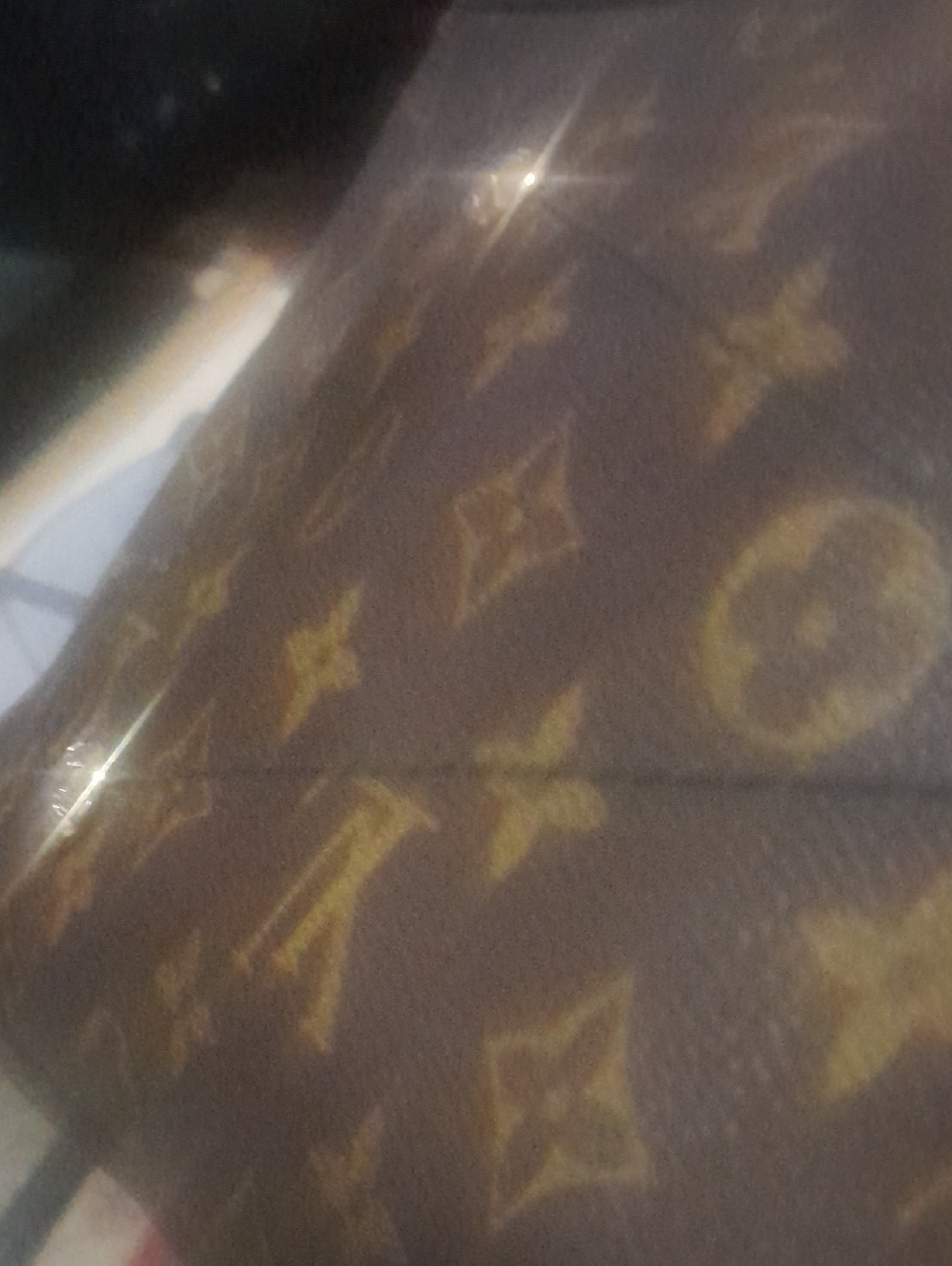Louis Vuitton Monogram Tote with Tan Braided Handle - Picture 6 of 11